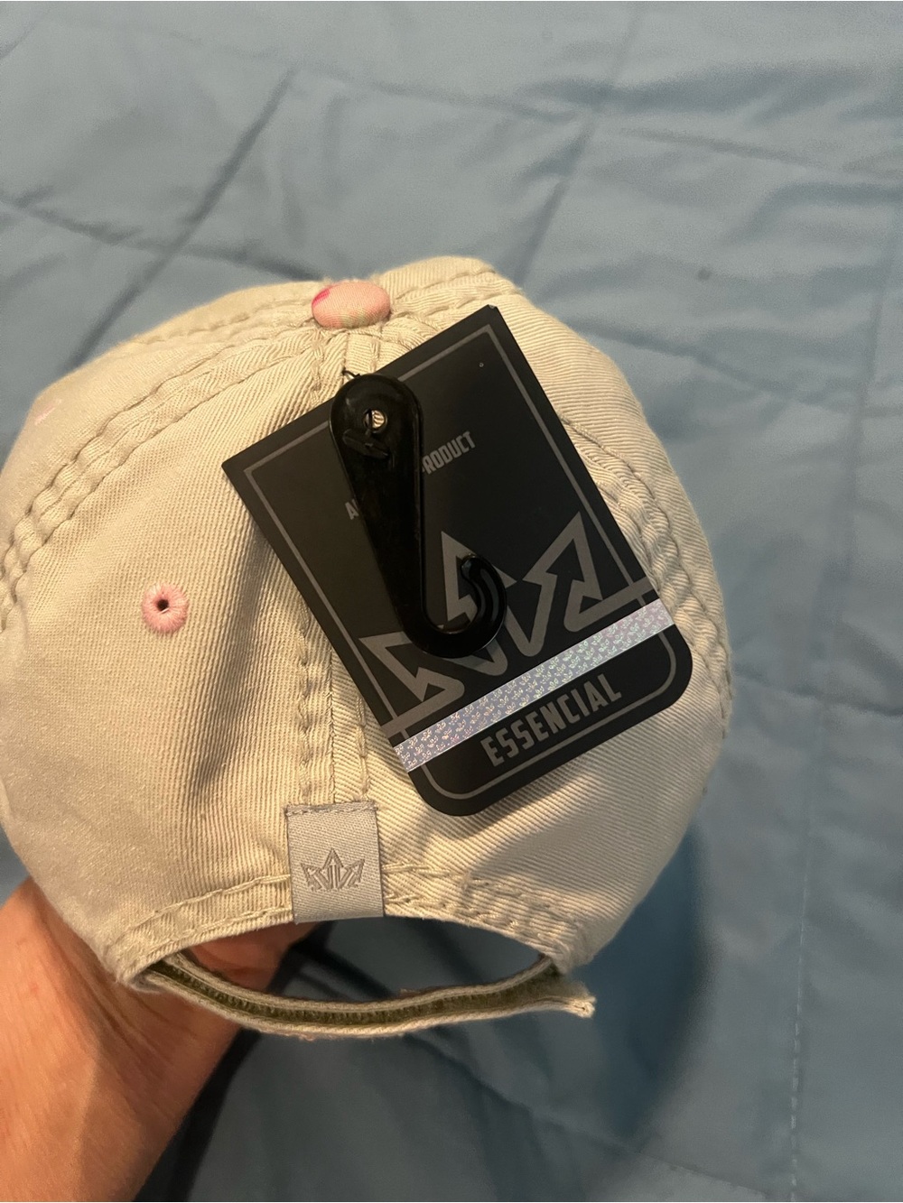 Miami Floral Baseball Cap in Pink and Beige - Picture 5 of 9